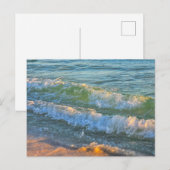 Ozeanwellen Postkarte (Vorne/Hinten)
