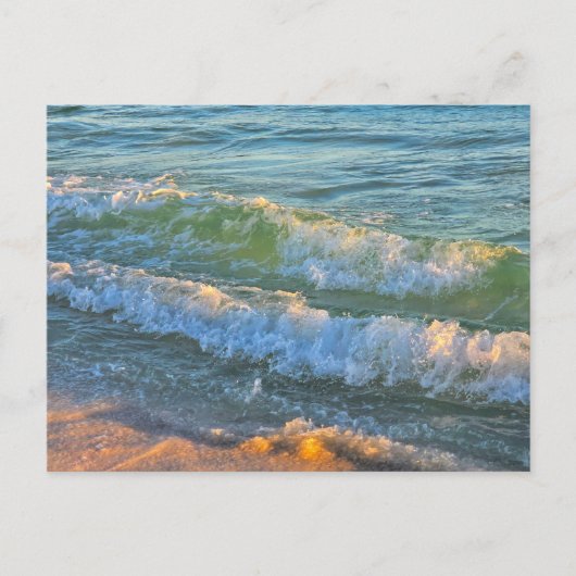 Ozeanwellen Postkarte (Vorderseite)