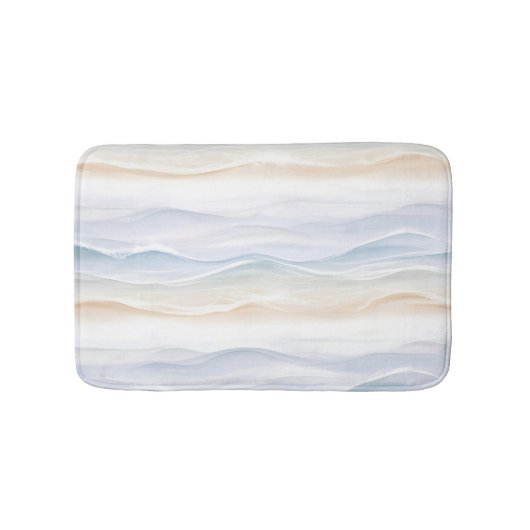 Ozeanwellen-Stranddesign 365 Badematte (Vorderseite)