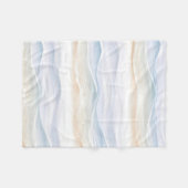 Ozeanwellen-Stranddesign 365 Fleecedecke (Vorderseite (Horizontal))