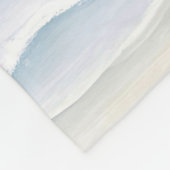 Ozeanwellen-Stranddesign 365 Fleecedecke (Ecke)