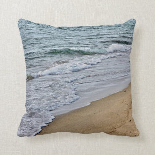 Ozeanwellen und -strand kissen