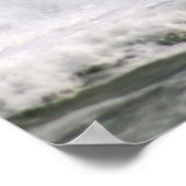 Ozeanwellenabsturzfarbe 16x20 poster (Ecke)