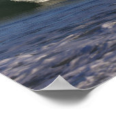 Ozeanwellenposter Poster (Ecke)