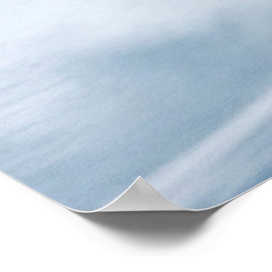 Ozeanwellenposter Poster (Ecke)