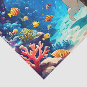 Ozeanwelt Seidenpapier (Detail)