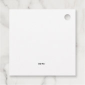 Ozeanwelt, unter dem Meer, nautisch Geschenkanhänger (Rückseite)