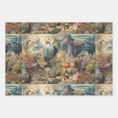 Ozeanwelt, unter dem Meer, nautisch Geschenkpapier Set (Vorderseite 3)