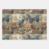 Ozeanwelt, unter dem Meer, nautisch Geschenkpapier Set (Vorderseite 2)