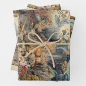 Ozeanwelt, unter dem Meer, nautisch Geschenkpapier Set (Beispiel)