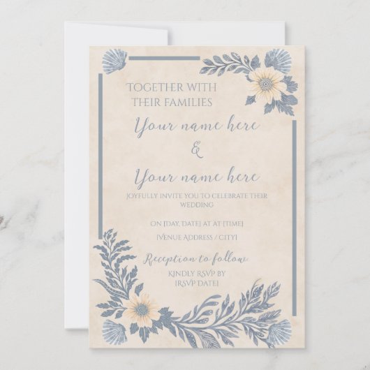 Ozeanwind Einladung (Vorderseite)