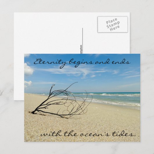 Ozeanziffer Postkarte (Vorne/Hinten)