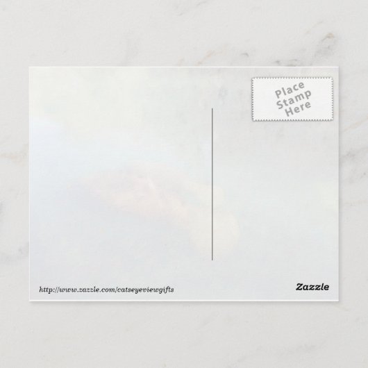 Ozeanziffer Postkarte (Rückseite)