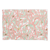 Ozeanzweige Seashells Muster Kissenbezug (Vorderseite)