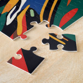 Ozelot in einem Baumpuzzle Puzzle (Seite)