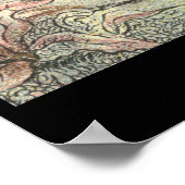 Ozelot (Sorte) Poster (Ecke)