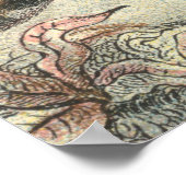 Ozelot (Sorte) Poster (Ecke)