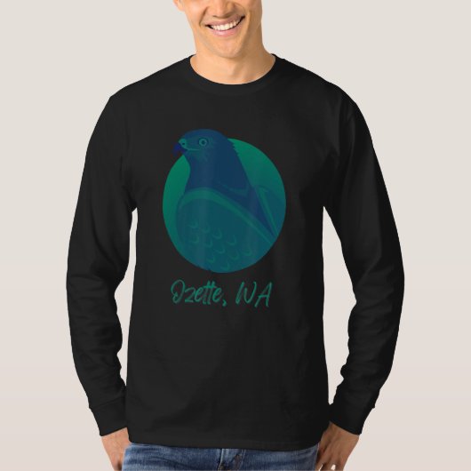 Ozette Wa Osprey Sea Green Rapid Ocean Bird T-Shirt (Vorderseite)