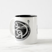 OZGA Turntable Zweifarbige Tasse (Vorderseite Links)