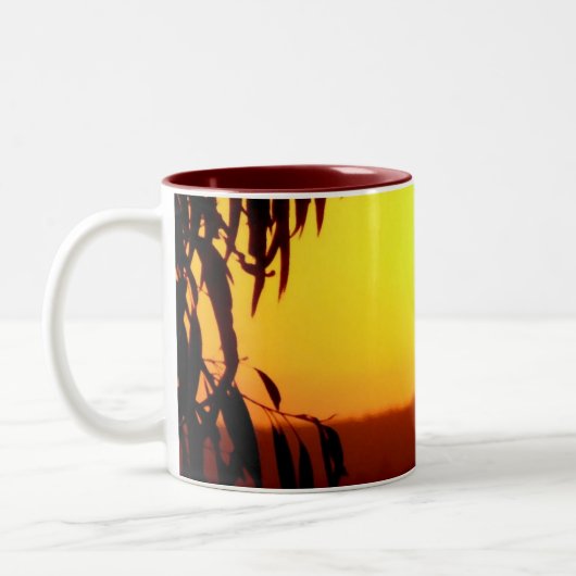 OZiSUNSET-Tasse Zweifarbige Tasse (Links)