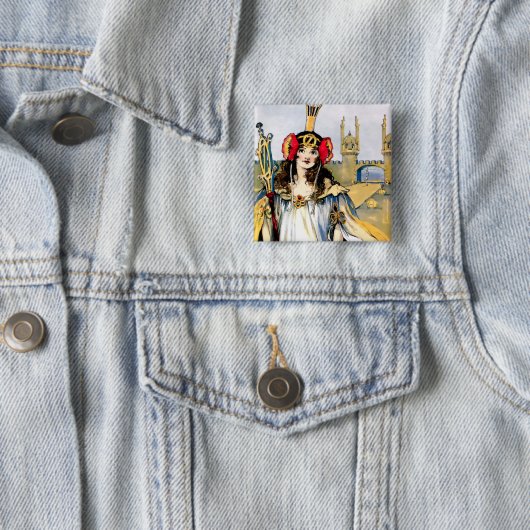 "Ozma of Oz" von John R Neill Button (Beispiel)