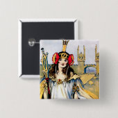 "Ozma of Oz" von John R Neill Button (Vorne & Hinten)