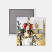 "Ozma of Oz" von John R Neill Magnet (Vorderseite/Rückseite)