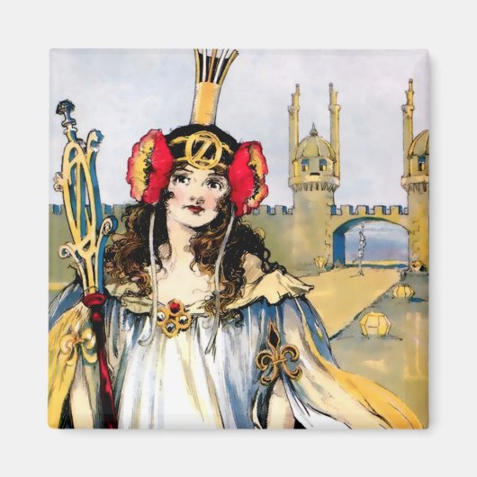 "Ozma of Oz" von John R Neill Magnet (Vorne)