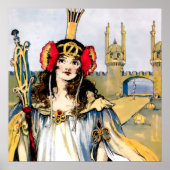 "Ozma of Oz" von John R Neill Poster (Vorne)