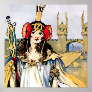 "Ozma of Oz" von John R Neill Poster