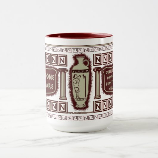 Ozone Nightmare Griechische Kaffee Tasse (Zentrum)