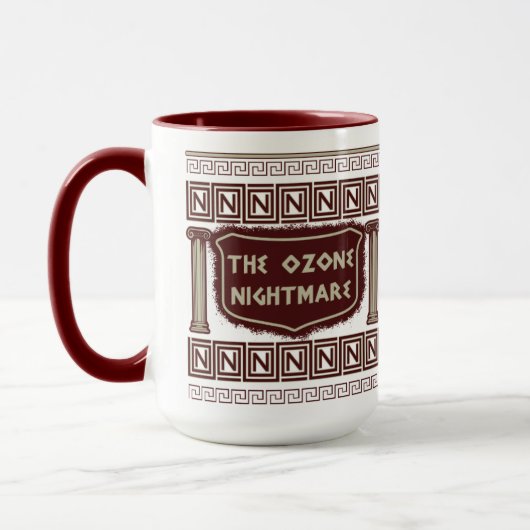 Ozone Nightmare Griechische Kaffee Tasse (Links)
