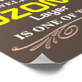 OZONE-Plakat Poster (Ecke)