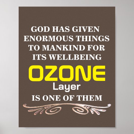 OZONE-Plakat Poster (Vorne)