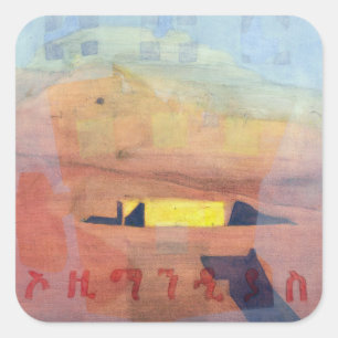 Ozymandias 1997 quadratischer aufkleber