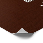 Ozymandias Gedicht von Percy Shelley, 1819 Poster (Ecke)