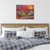 Ozymandias Leinwanddruck (Insitu (Schlafzimmer))