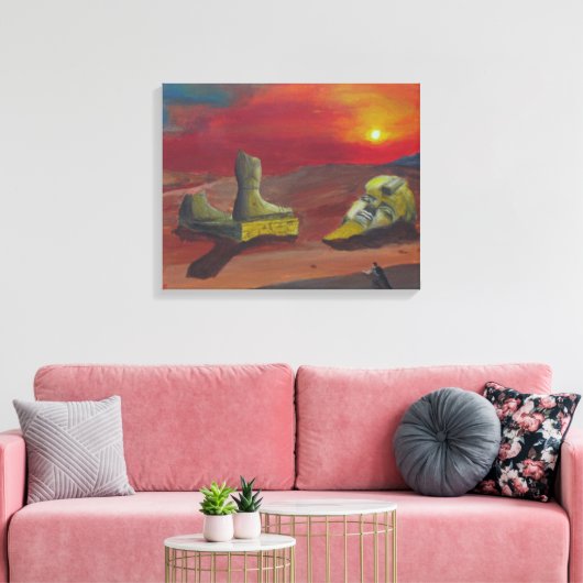 Ozymandias Leinwanddruck (Insitu (Wohnzimmer))