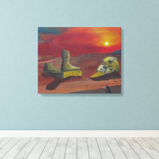 Ozymandias Leinwanddruck (Insitu (Holzboden))