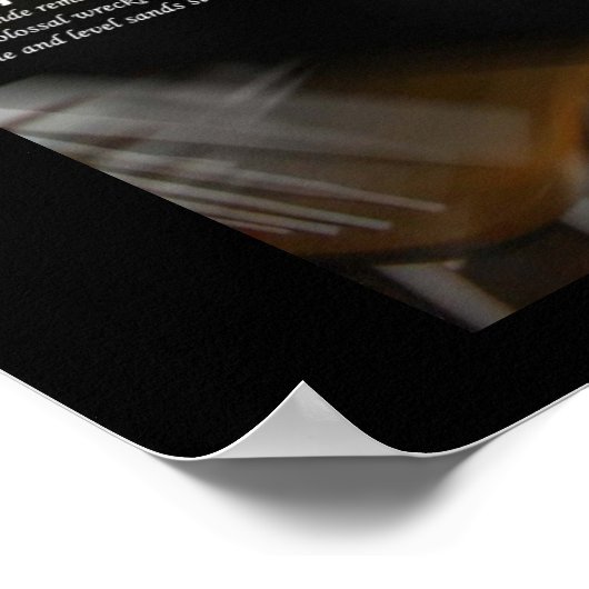 Ozymandias Poster (Ecke)