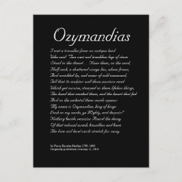Ozymandias Postkarte