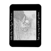 Ozzie & E14 Magnet Nimm meinen Flügel Lass uns Zuh (Vertikal)