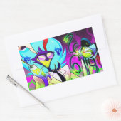 Ozzie Halloween Slasher | Helluva Boss |  Rechteckiger Aufkleber (Umschlag)