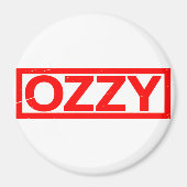 Ozzy-Briefmarke Magnet (Vorne)