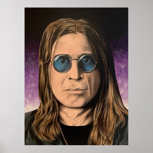 "Ozzy" Fine Art Print Poster (Vorne)