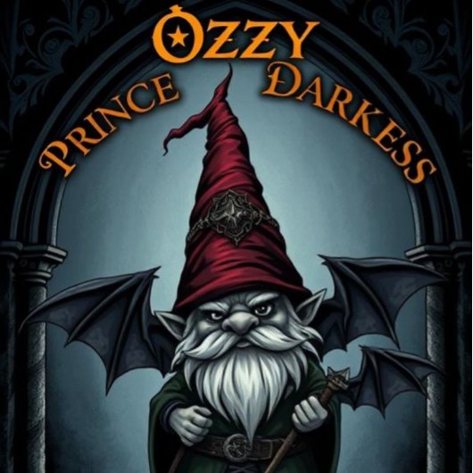 Ozzy Gnom Fürst der Finsternis T-Shirt