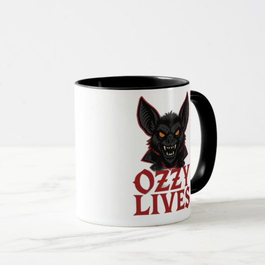 OZZY LIVES TASSE (VorderseiteRechts)