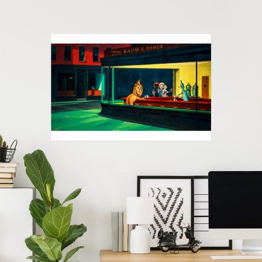 Ozzy Nighthawaks: Poster (Heimbüro)