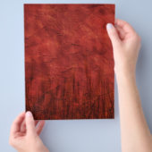 P092 BLOOD RED TEXTURE DIGITAL GRAPHICS VORLAGEN FLYER (Hand)