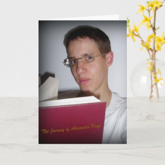 "P1010035a" Danke Karte (Gelbe Blume)